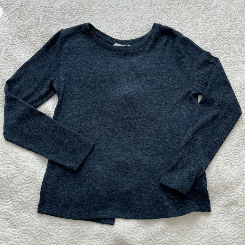 Sweater with open back